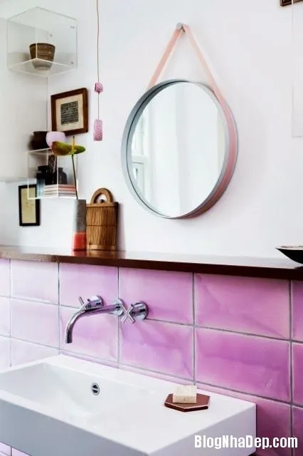 Chọn gạch lát nền phòng tắm theo phong cách cổ điển