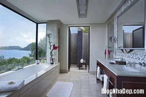 Những phòng tắm hiện đại mang lại không khí tươi mới