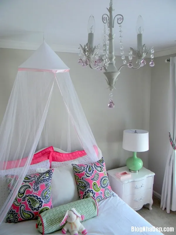 Những ý tưởng thiết kế phòng ngủ xinh xắn cho công chúa nhỏ