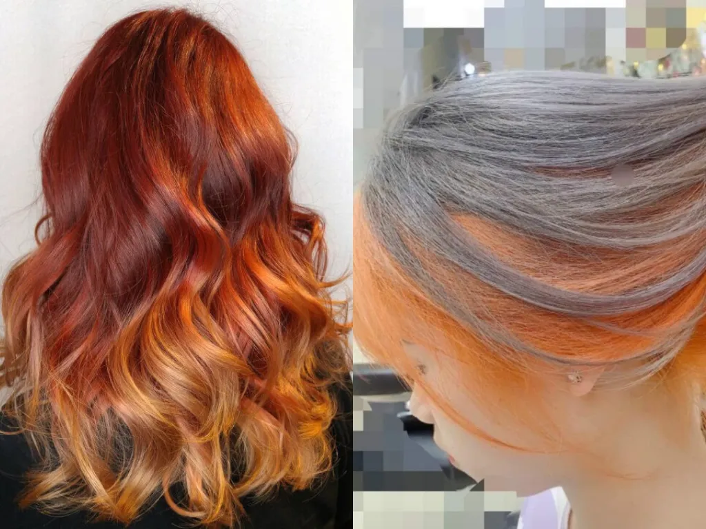 15 Kiểu nhuộm tóc màu cam cực đẹp, hot trend, ấn tượng nhất 2024 