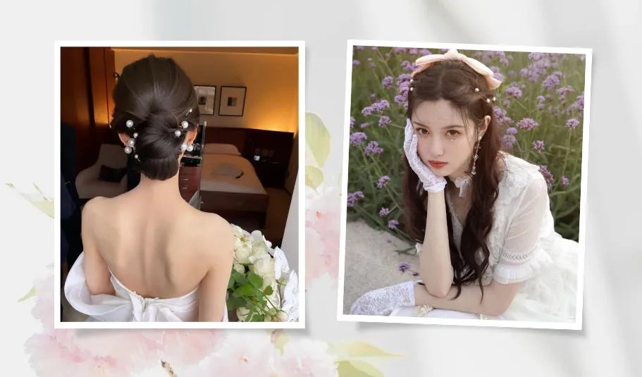24 Kiểu tóc cô dâu đẹp, đơn giản mà sang trọng, nổi bật ngày cưới