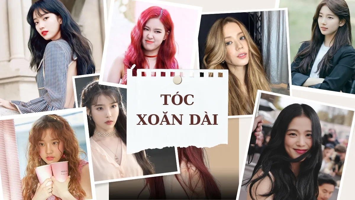 24 Kiểu tóc xoăn dài đẹp, trẻ trung, nữ tính 2024